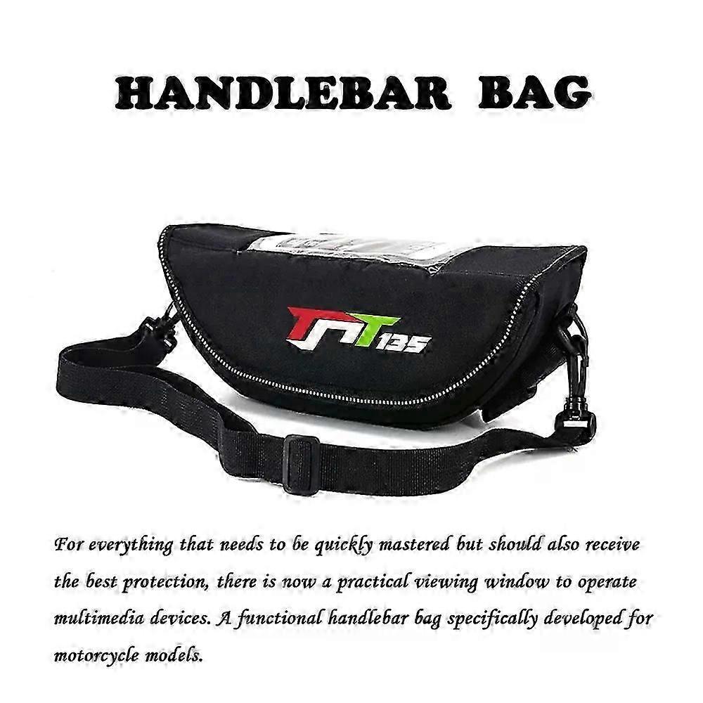 Motorcycle handlebar navigation bag Fit For BENELLI TNT 135 tnt 135 TNT 25N handlebar storage bag dustproof and waterproof-(H