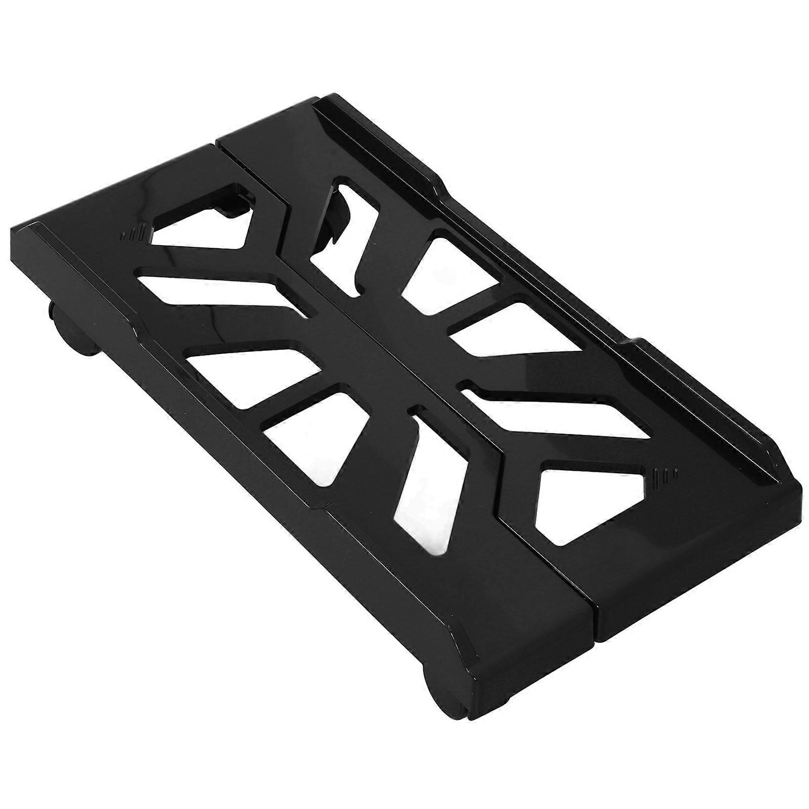 Tower Stand with Rolling Wheels for Computer Case Sturdy CPU Riser for Carpet Floors, Under Desk Storage, Ventilated Design for Home Office