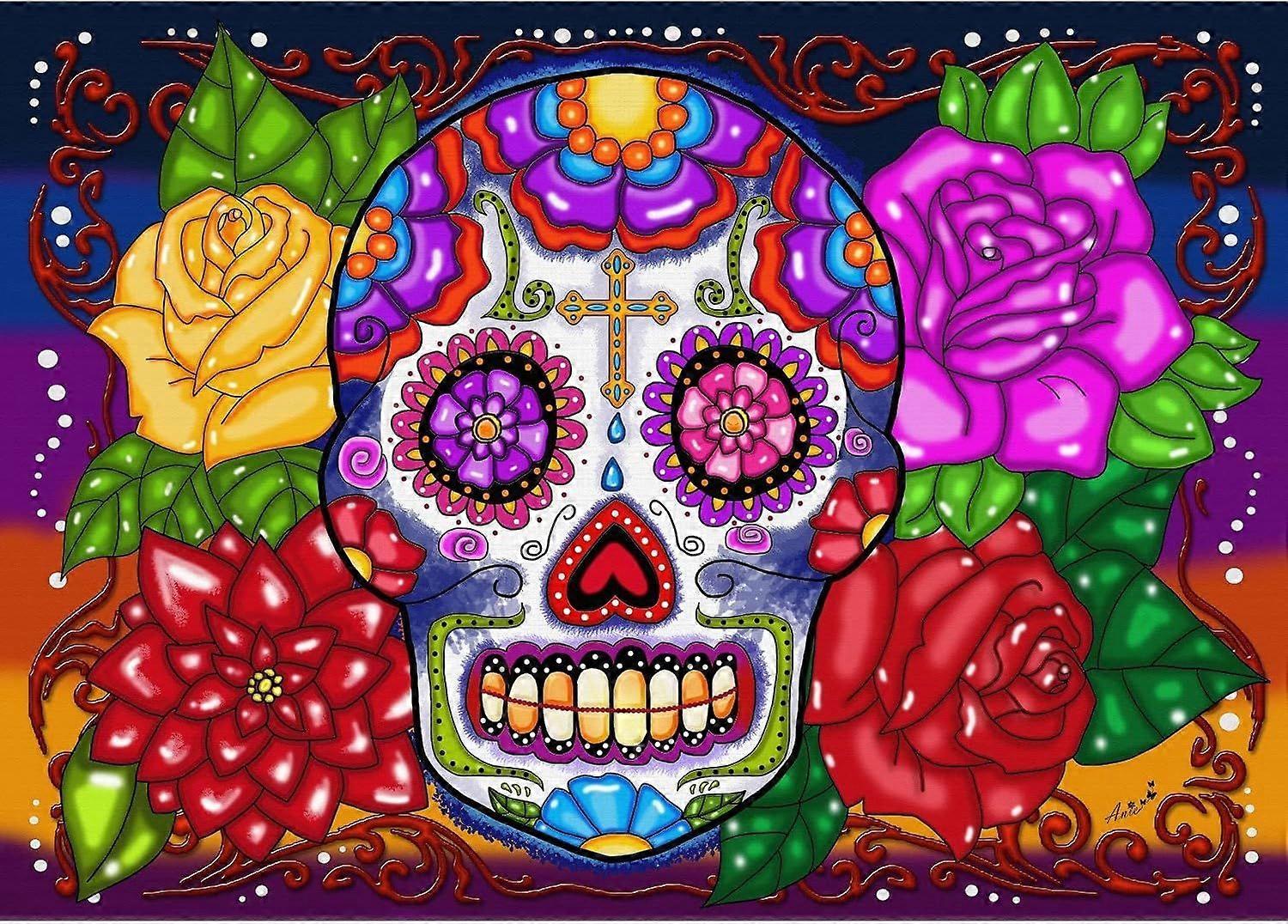 Puzzles LAS Calaveras 1000 Piece Jigsaw Puzzle Style 547