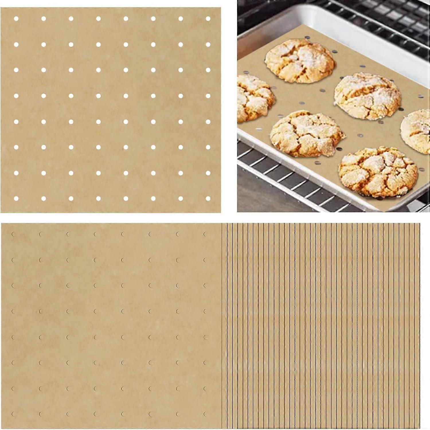 120 Sheets 9x11inch Unbleached Air Fryer Parchment Paper Liners,Non-stick Disposable Rectangle Baking Paper Compatible with Cuisinart,Brevil
