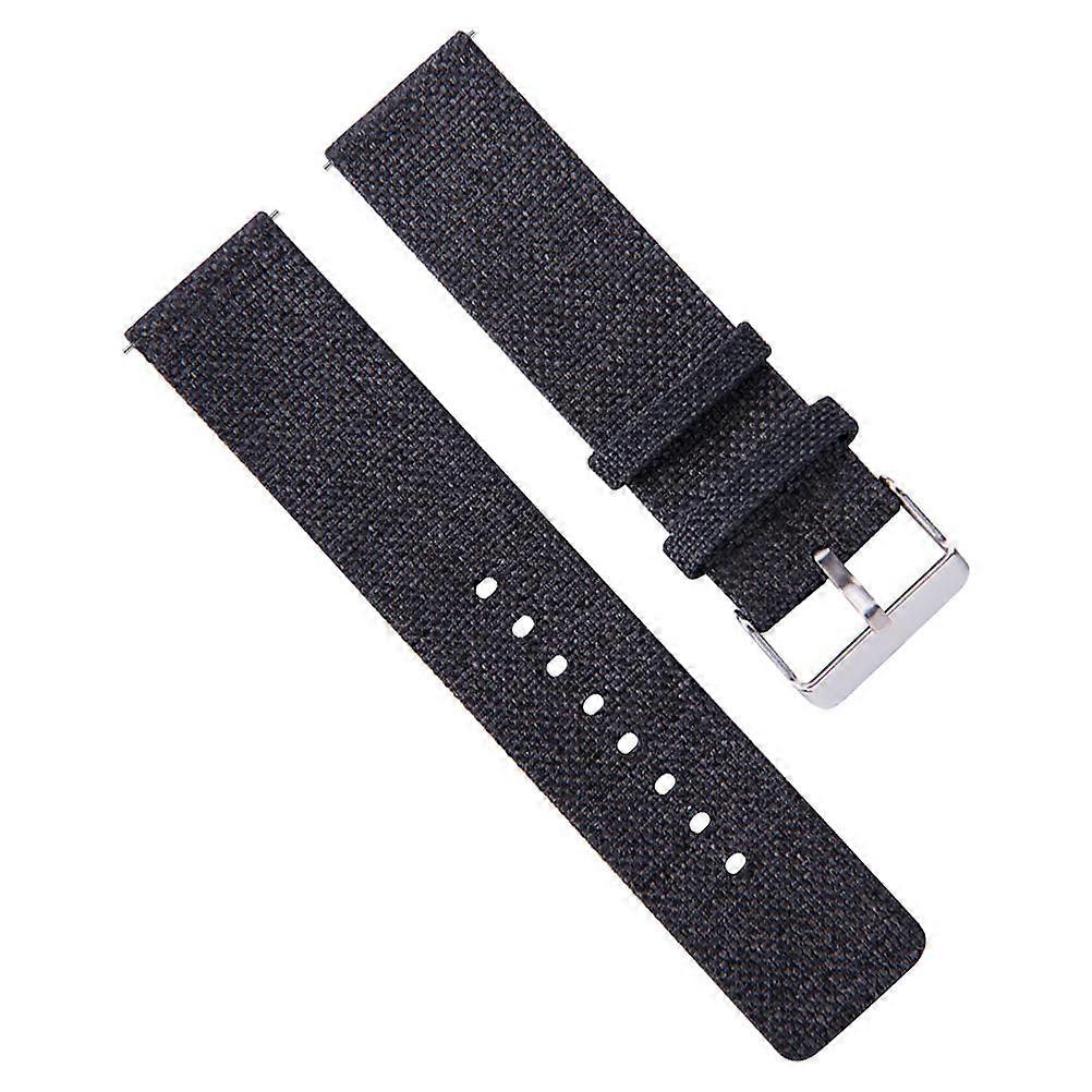 Replacement Watch Strap Nylon Canvas for 46mm Watch Adjustable Size Secure Fit 1Pcs