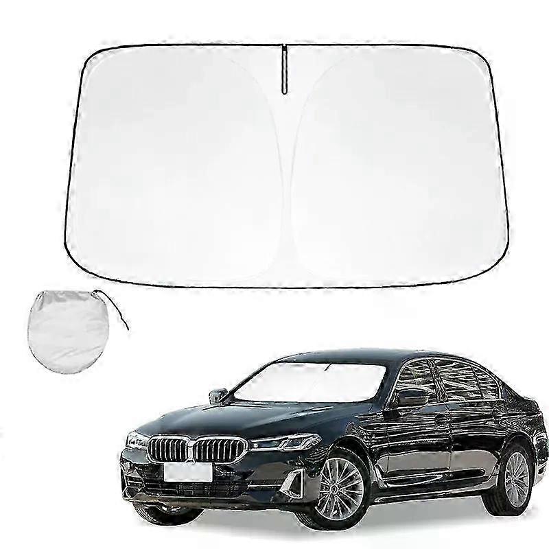 F10 F11 F18 G31 G38 5 Series Foldable Windshield Sun Shade - Blocks UV Rays & Keeps Car Cooler