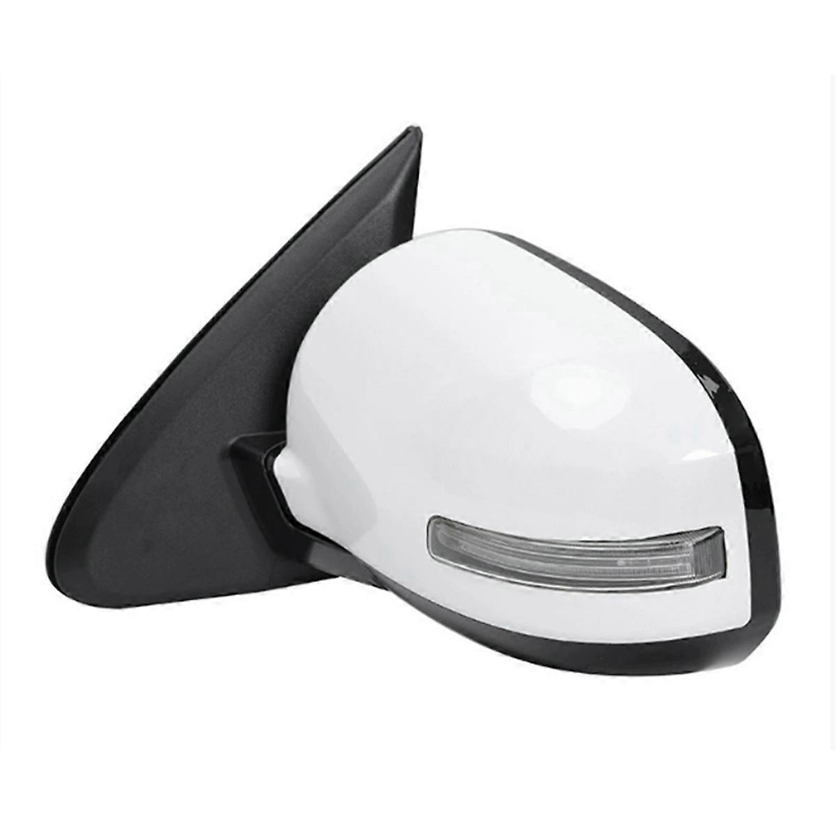 Car Rear View Mirror Assy Front Left Side Rear Mirror with Turn Signal Light Shell for 16-21 LHD