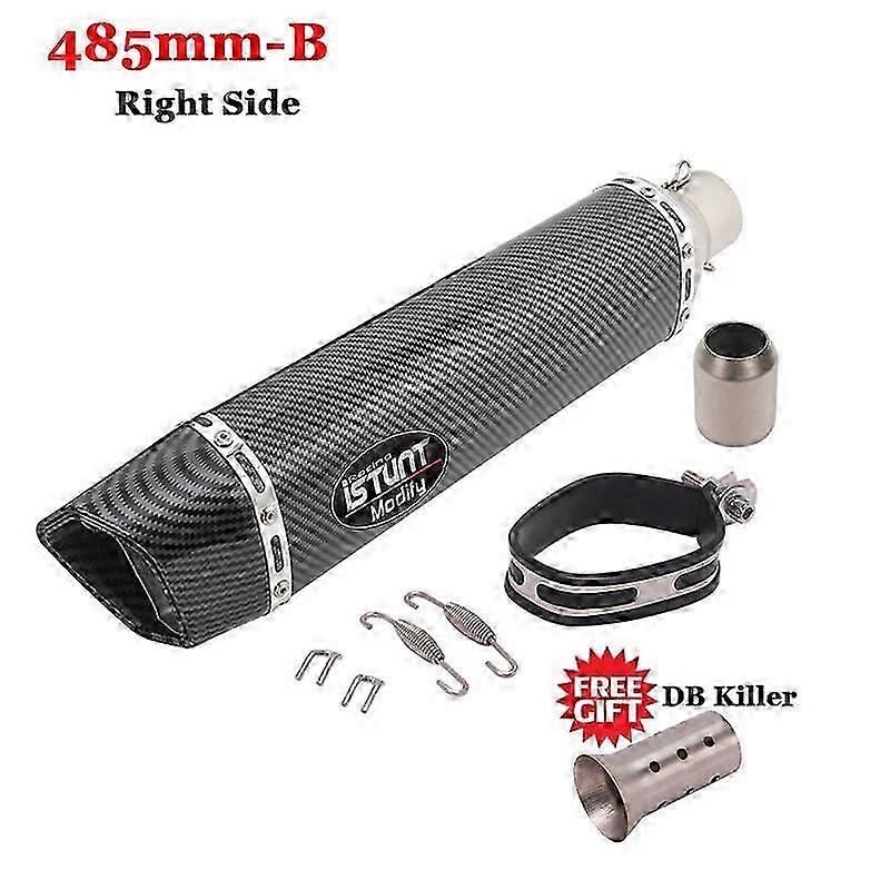 Universal Motorcycle Left & Right Side Exhaust Pipe Silencer Modify Muffler DB Killer For Certain Brand Models