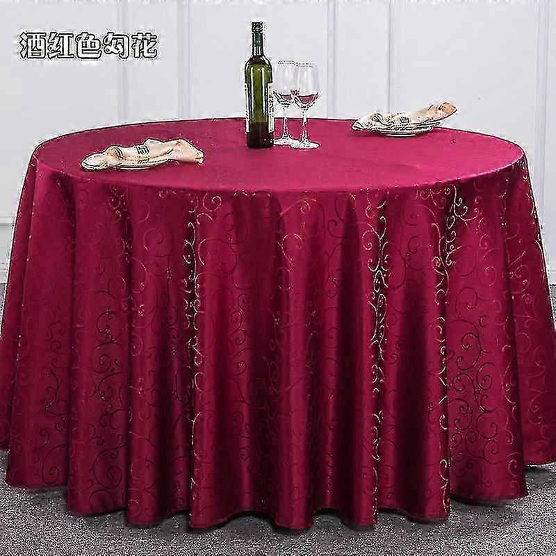 Wedding Tablecloth for Restaurants and Hotels - Round Crocheted Design