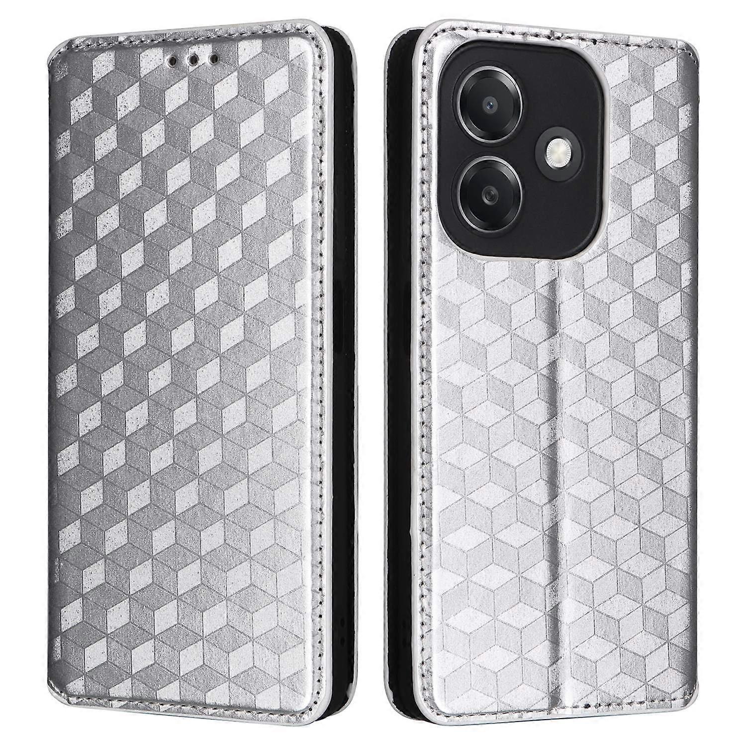 For Oppo A3 4G / A3 5G / A3x 4G / A3x 5G / A40M 4G / A40 4G / A3i 5G / A60 5G Wallet Case Rhombus I