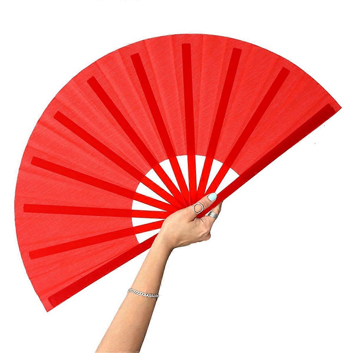 13In Large Rave Fan Popping Fan Clacking Fans for Line Dancing B