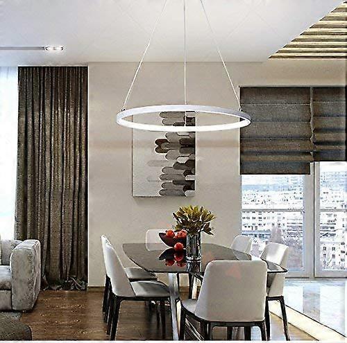 Modern LED Pendant Light 22W Ring Design Dimmable Round Aluminium Ceiling Light