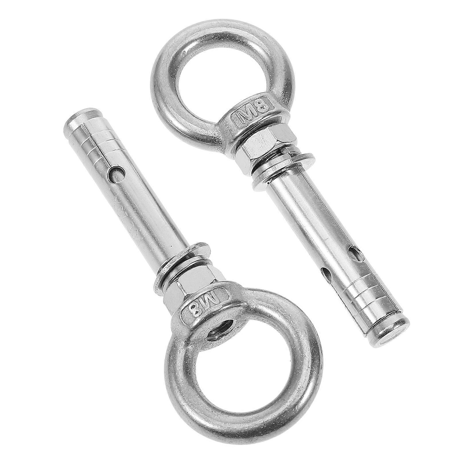 Stainless Steel Eye Bolt Hanger Heavy Duty Fixing Hook for Swings, Hammocks & Multi Use Applications Durable & Corrosion Resistant
