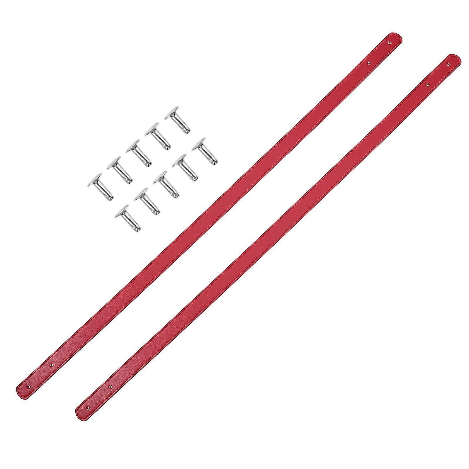 2 Set Handbag Handles for Tote Bag Replacement Straps with Rivets