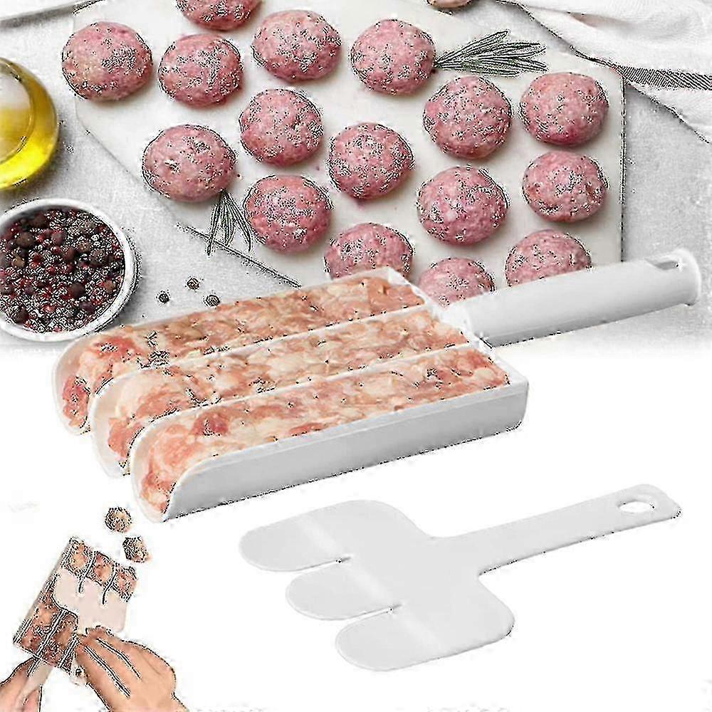 Meatball Ball Maker With Cutting Spade, 3 Meatballs At 1 Time Make Meatball Dough Kitchen Tools
