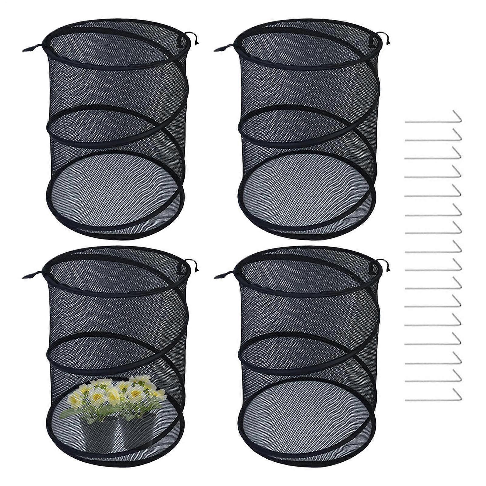 Plant Protection Net – Foldable 4in1 Net Cage with Pegs Breathable Cover for Garden Plants, Trees Bushes