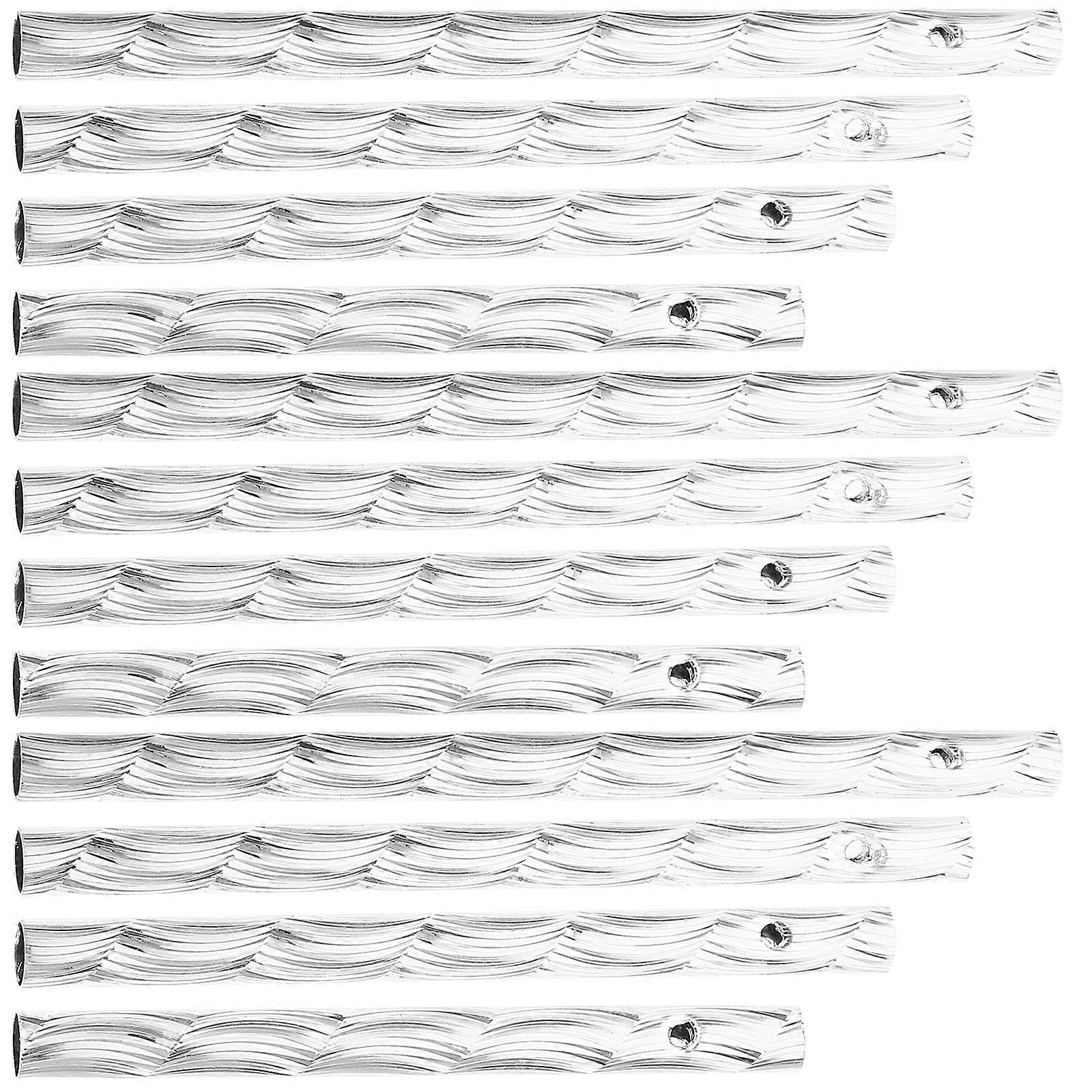 Sturdy Wind Chime Tube Diy Craft Material Durable Rust-Resistant 9x0.8cm 20Pcs