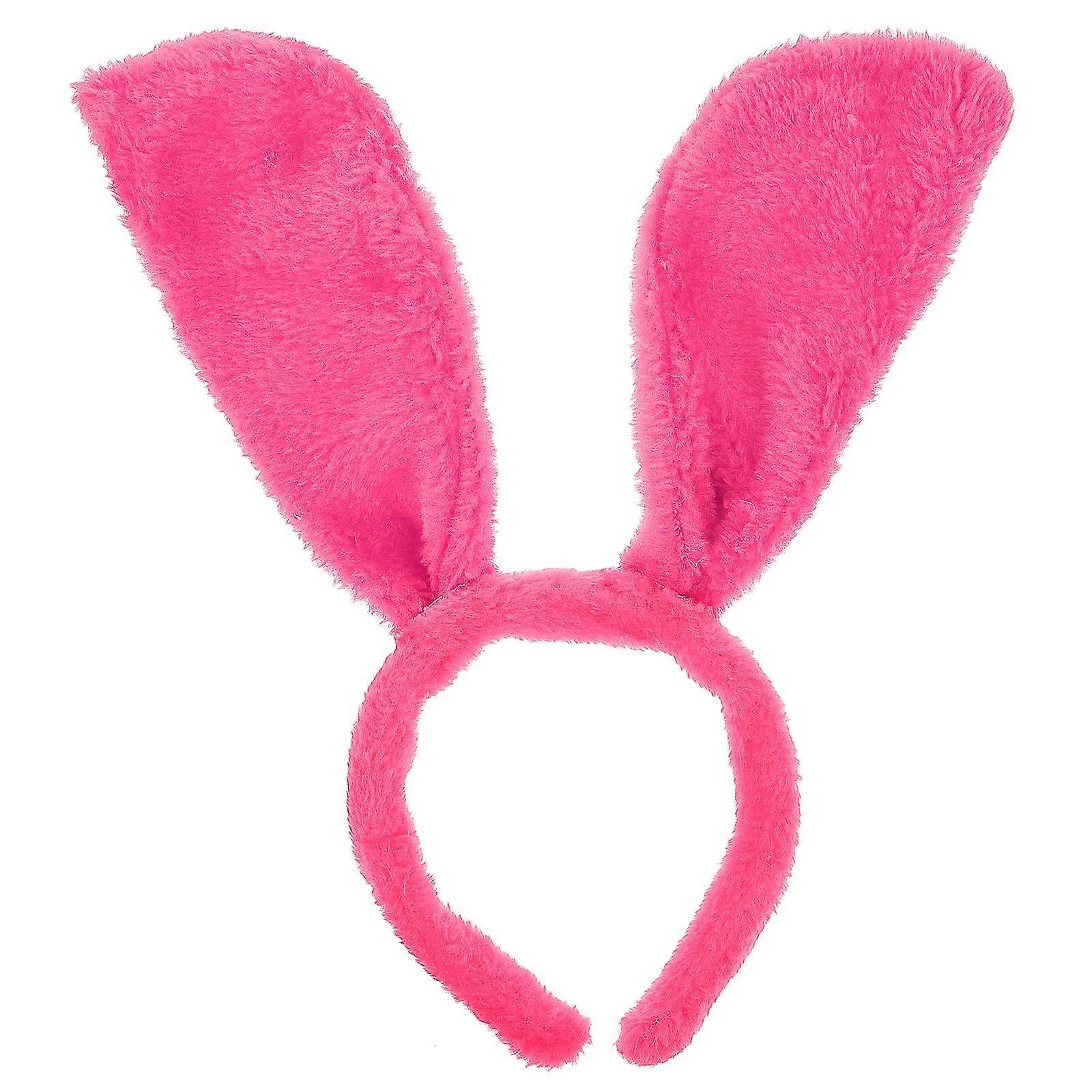 Rosy Animal Ear Hairband Made of Durable Polyester Perfect for Decor and Festive Parties