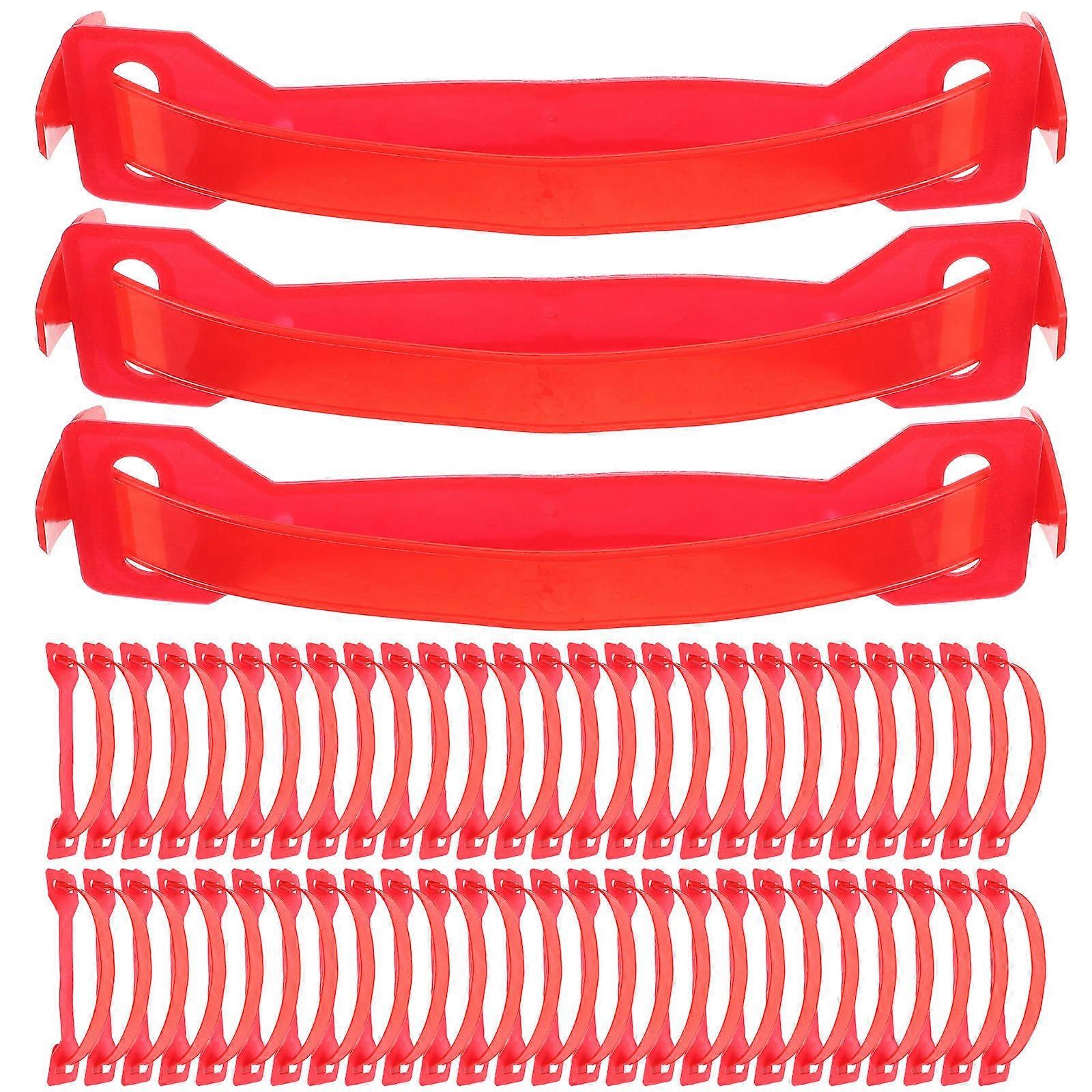 Carry Straps For Heavy Items Carrying Straps Convenient Carrying Transporting Boxes Red 100Pack