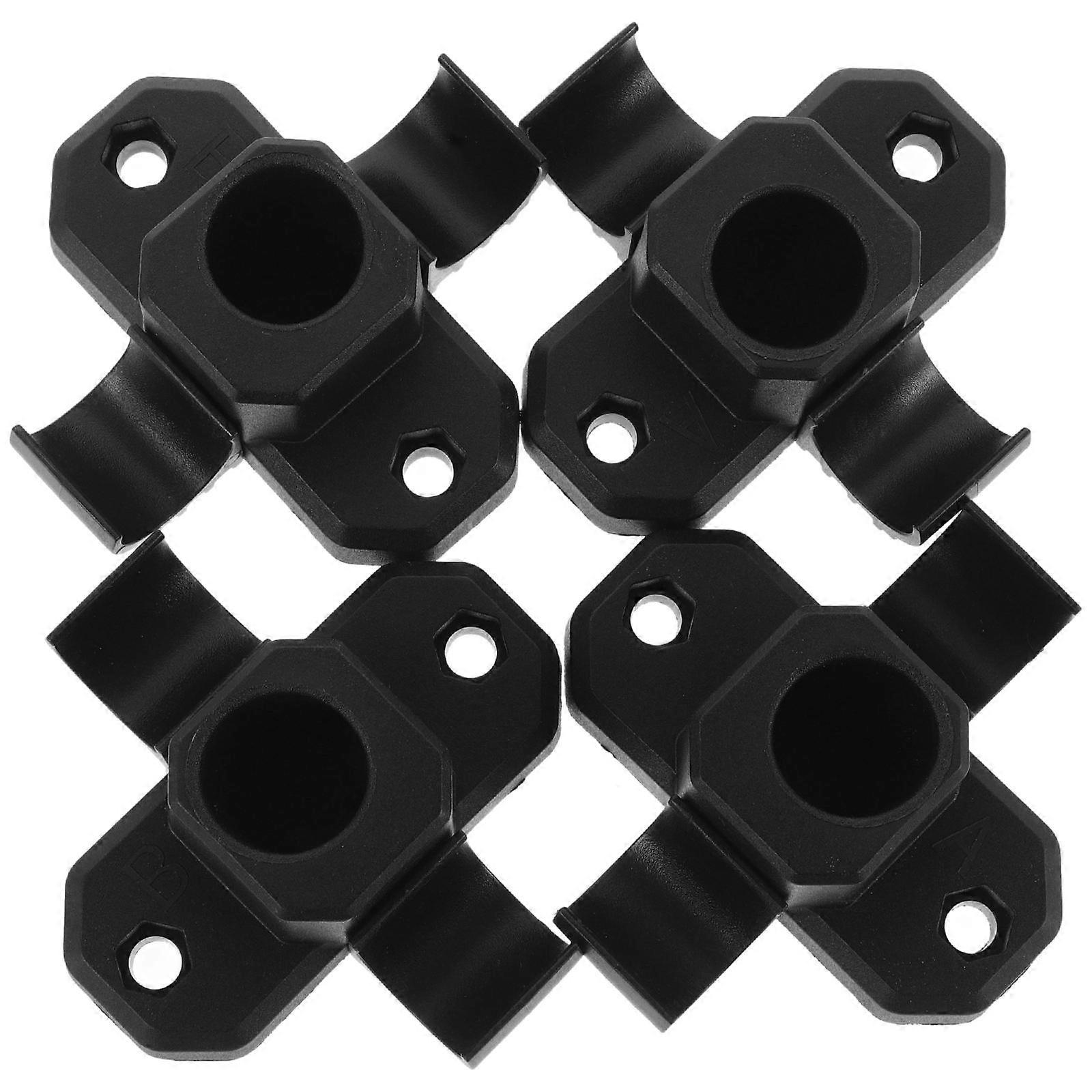 4pcs Lightweight Durable Plastic Furniture Leg Connectors for Folding Tables & Chairs – Easy Install Fixers for Wobbly Legs, Suitable for Camping