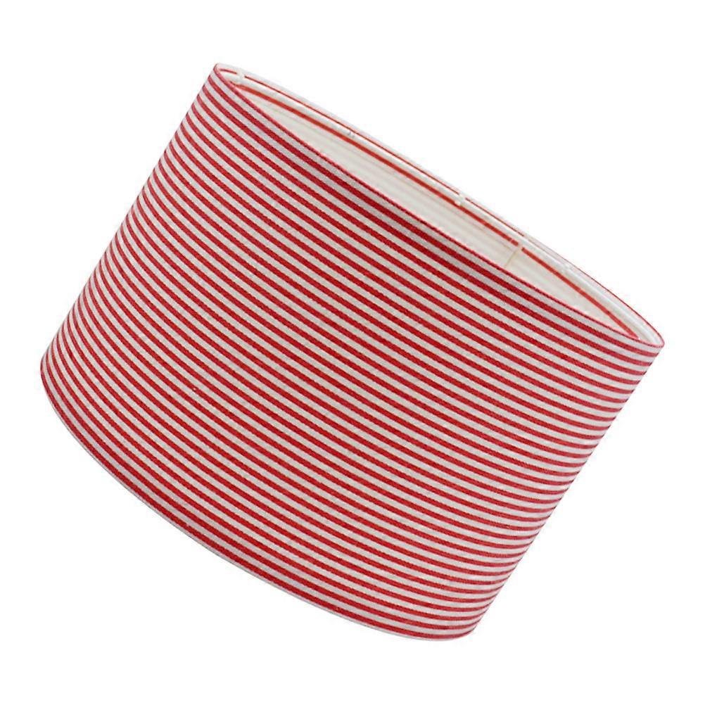 Stylish Striped Cloth Art Lampshade Replacement – Durable Removable Fabric Light Shade for Table, Desk, Wall & Floor Lamps