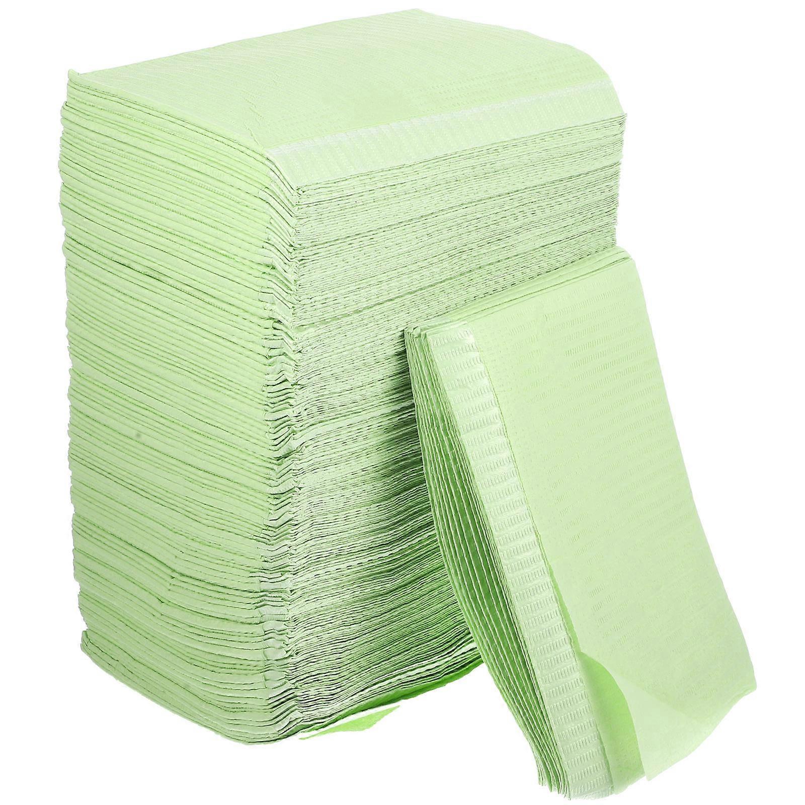 Oral Care Bibs – 125pcs Absorbent Double Layer Pads for Adults, Skin Friendly, Suitable for Home, Salon, and Clinic Use