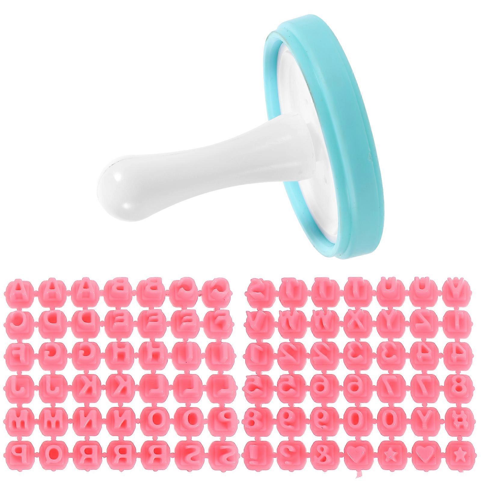 Biscuit Moulds Letter And Number Baking Tool For Home Users Assorted Color Molding 3.14X2.95X2.95In 1Set