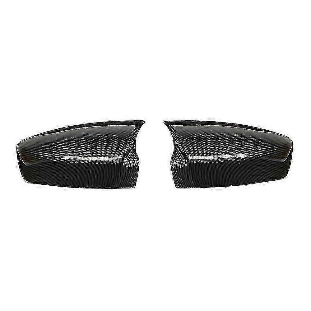 Carbon Fiber Rear View Mirror Case Cover Side Wing Mirror Shell for Compatible with Axela 2014 2015 2016