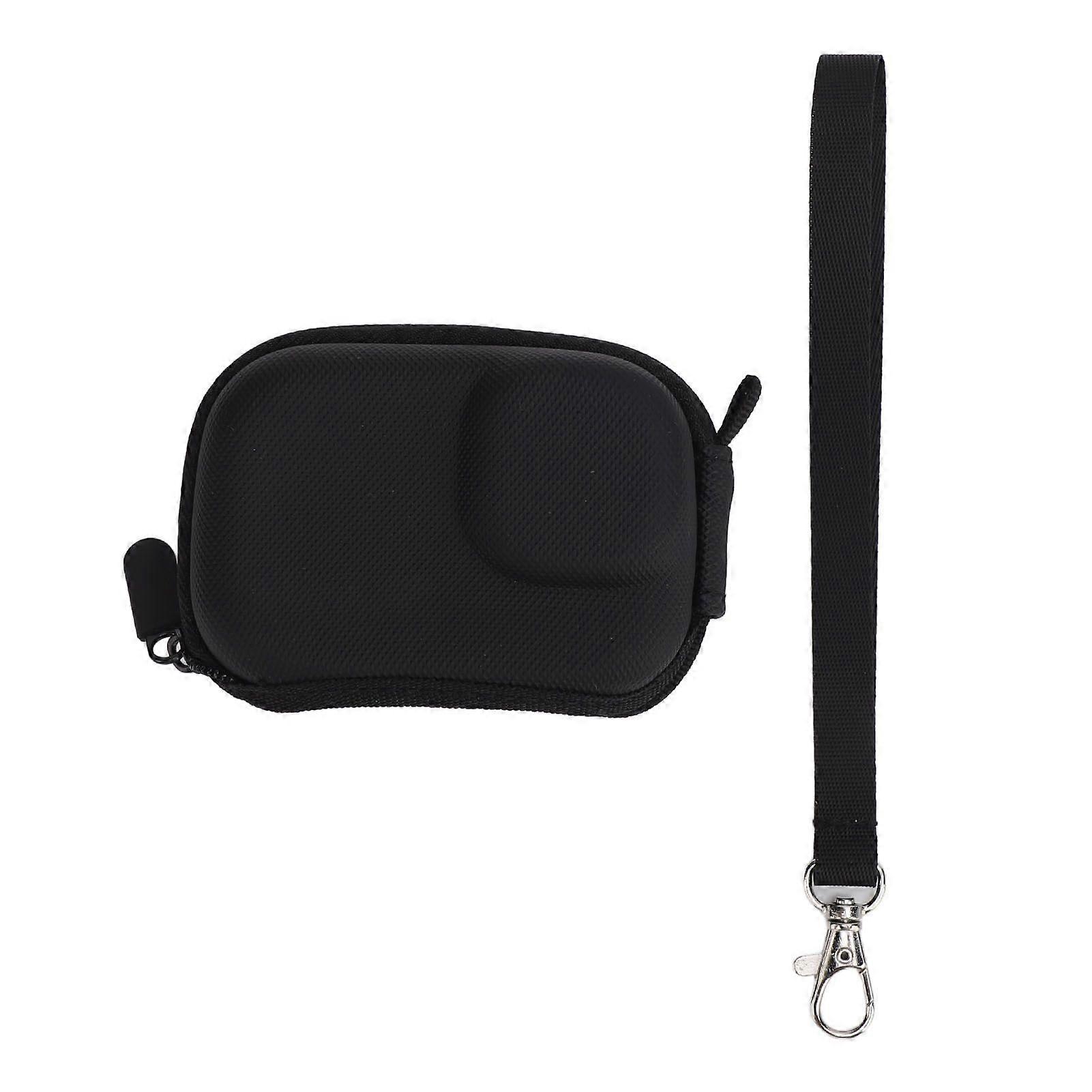 Carrying Case for Action 3 4 PU Waterproof Portable Action Camera Protective Storage Bag with Hand Strap for Outdoor Travel YMHC