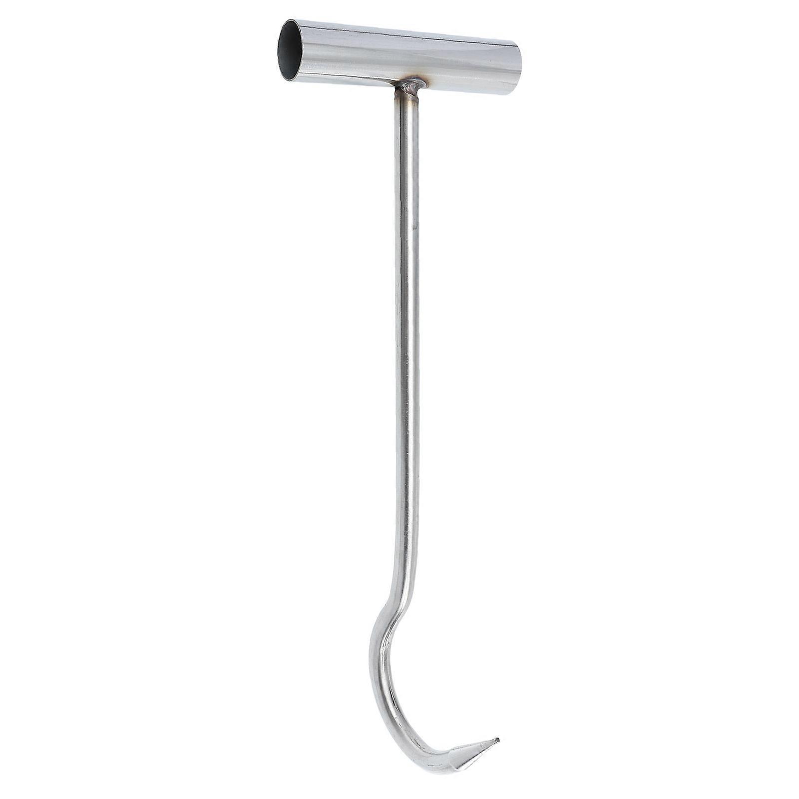 Butcher Meat Hooks Stainless Steel T Shaped Boning Hook For Use Heavy Duty 1Set