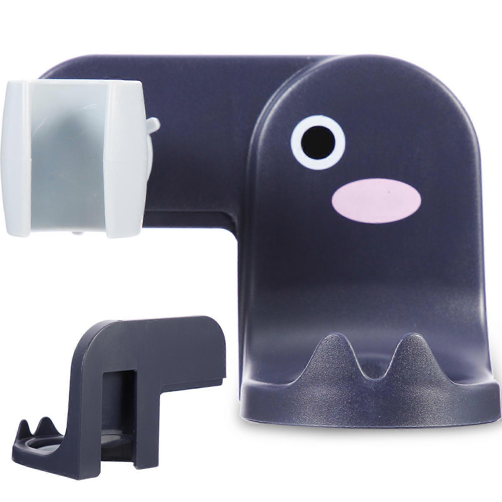 Adjustable Shower Head Bracket Compact Blue Abs Material Bathroom Use 1 Set