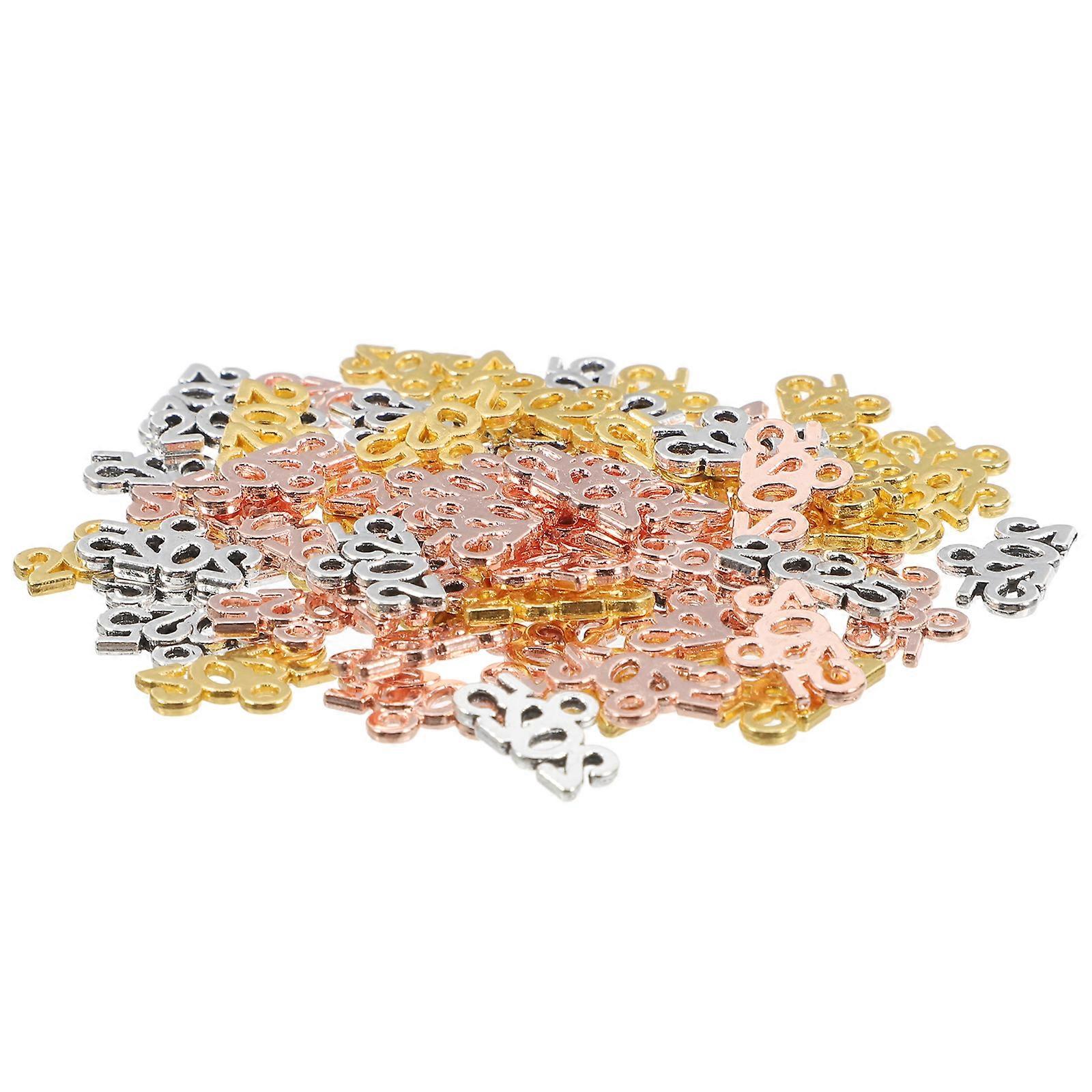 2025 Graduation Tassel Charm Keychain Pendant for DIY Use 150Pcs Assorted Color