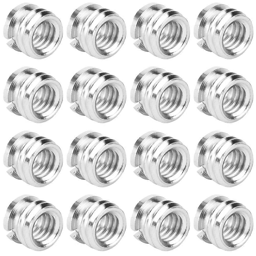 20pcs Aluminum Alloy Mic Stand Adapter, Female to Male Screw Conversion Tripod Mount for Camera, Recorder, Microphone – Easy Install