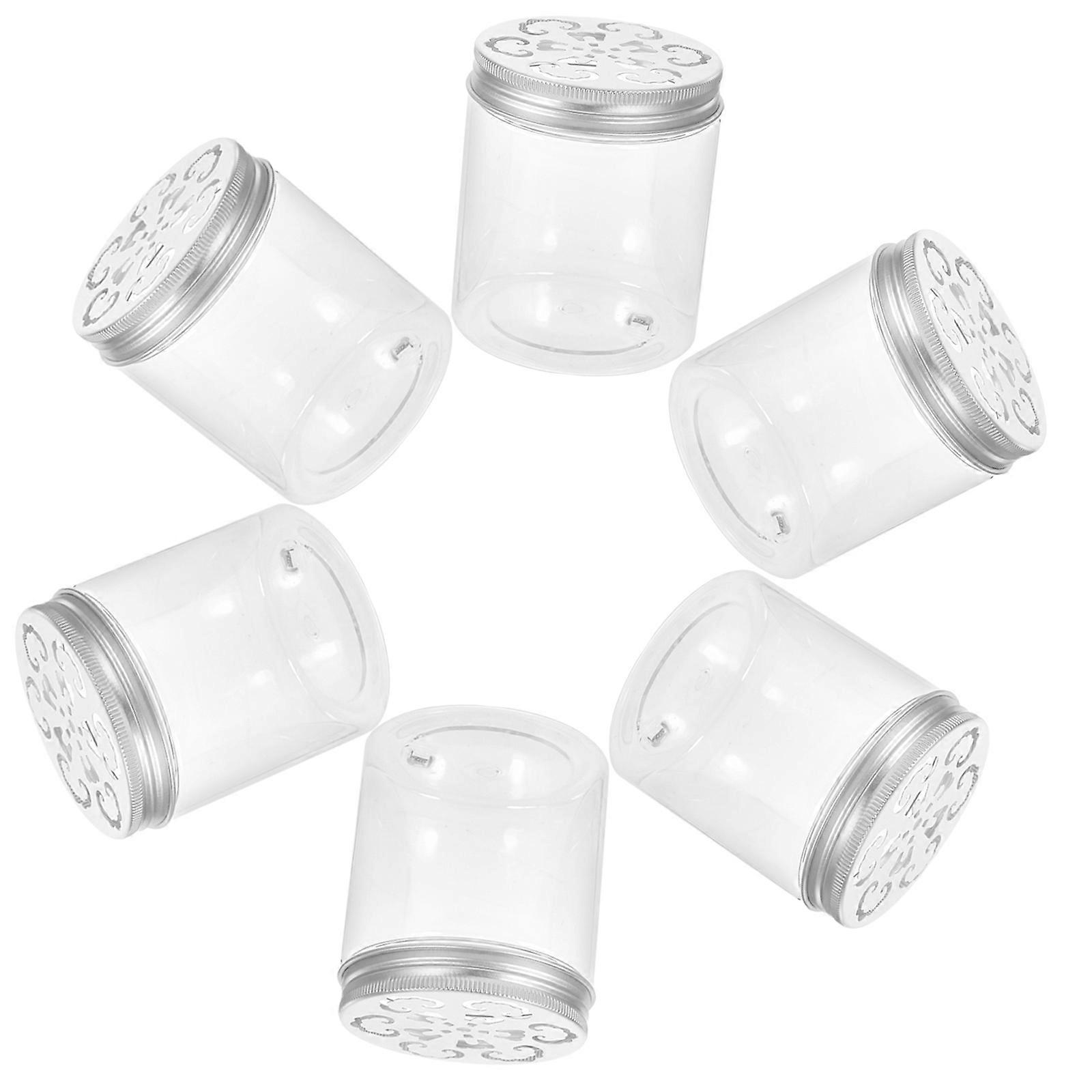 Clear Food Container Food Grade Material Stackable Space Saving 6Pcs
