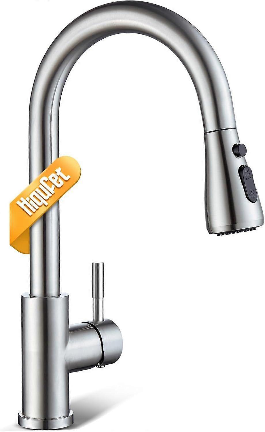 2025 Latest Model Kitchen Faucet with Pull Down Sprayer, Brushed Nickel High Arc