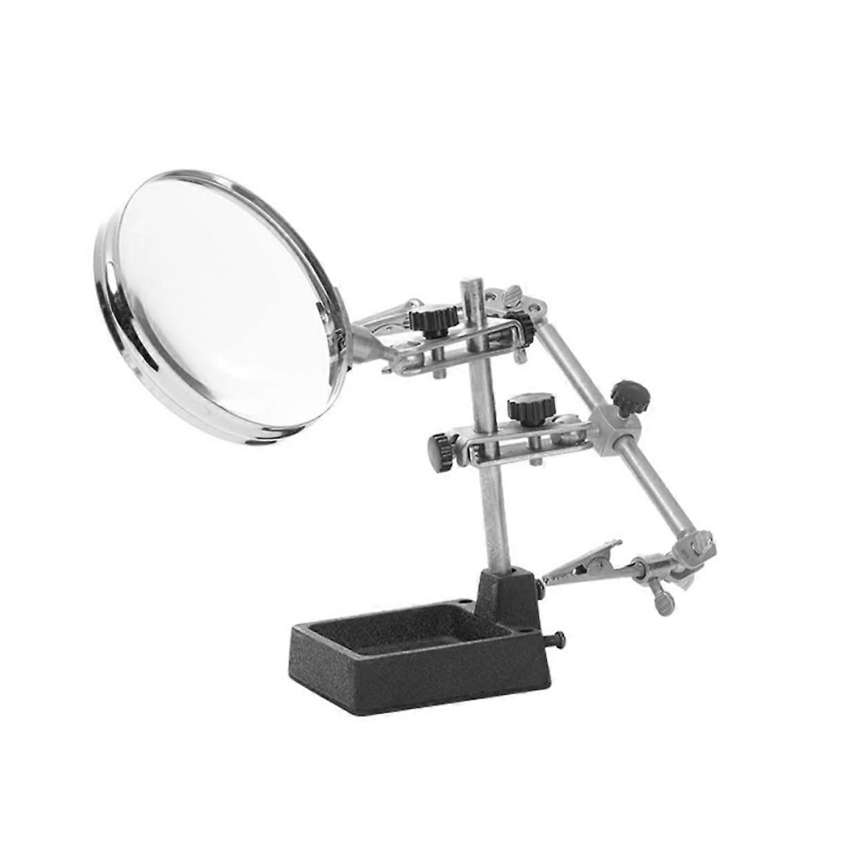 Professional Arm Magnifier with Fan Magnification Clip for Soldering, Craft, Inspection