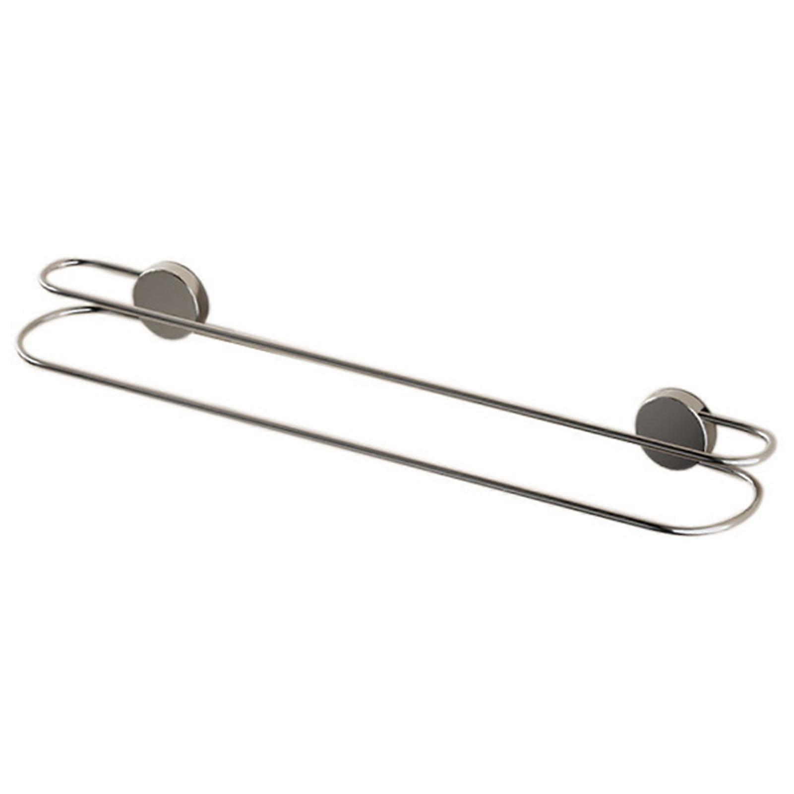 No Drill Towel Bar for Small Bathroom Spaces Versatile Space-Saving Organiser for Hand Towel Bath Towels