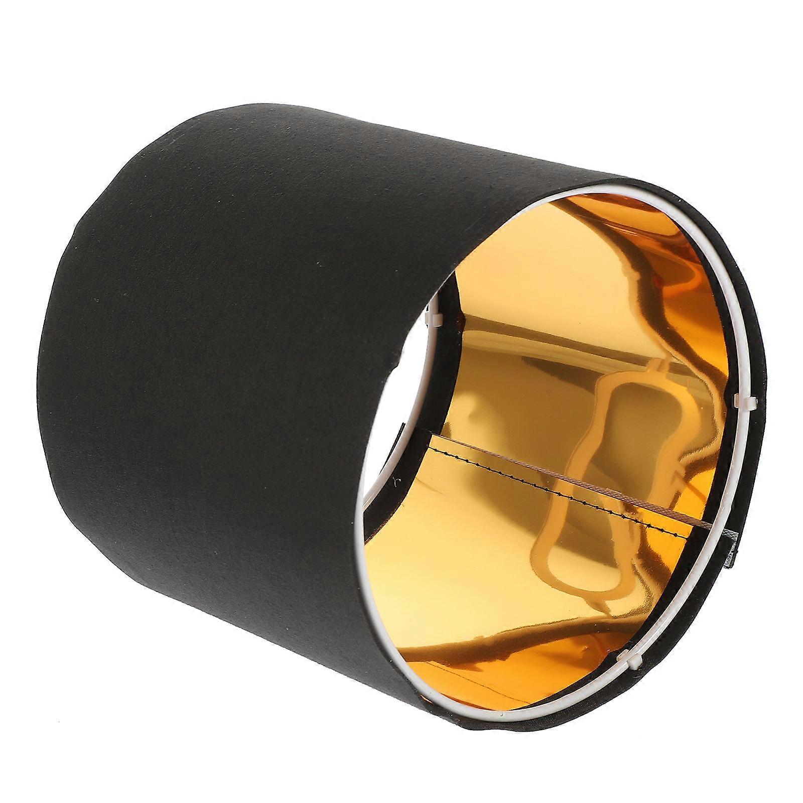 Modern Fabric Lampshade Simple Style Round Shape Iron Material 15cm Diameter 14cm Height 1Pcs