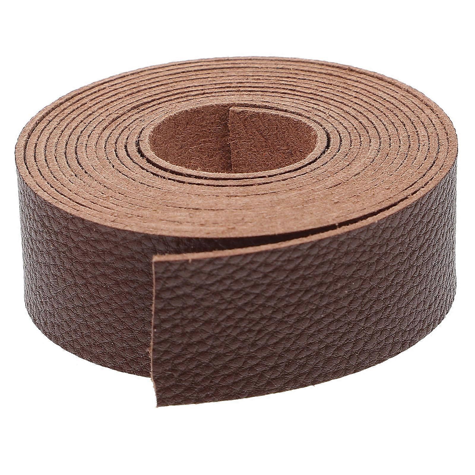 Dark Red DIY Strap for Crafts and Decor Made of Durable PU 1 Roll