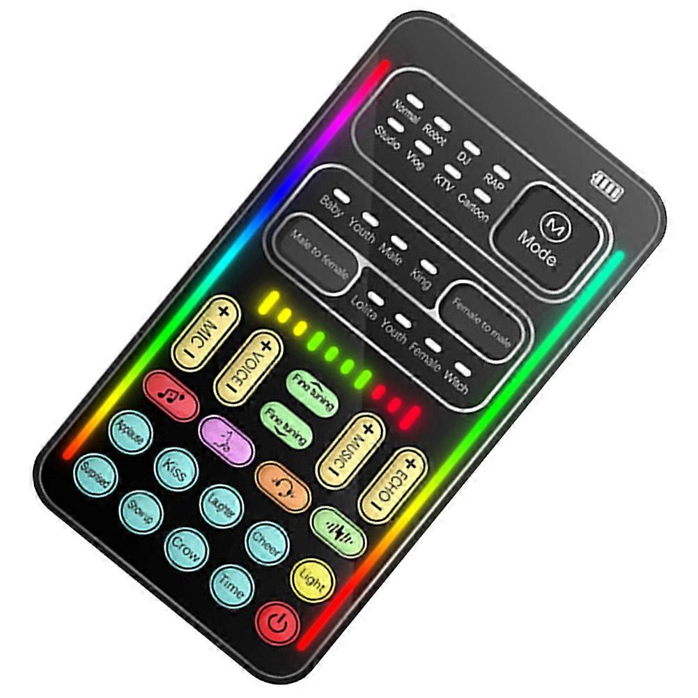 Mini Voice Changer For Gamers And Live Streamers 10.60X5.40X1.20CM Reverberation Effects 1Set