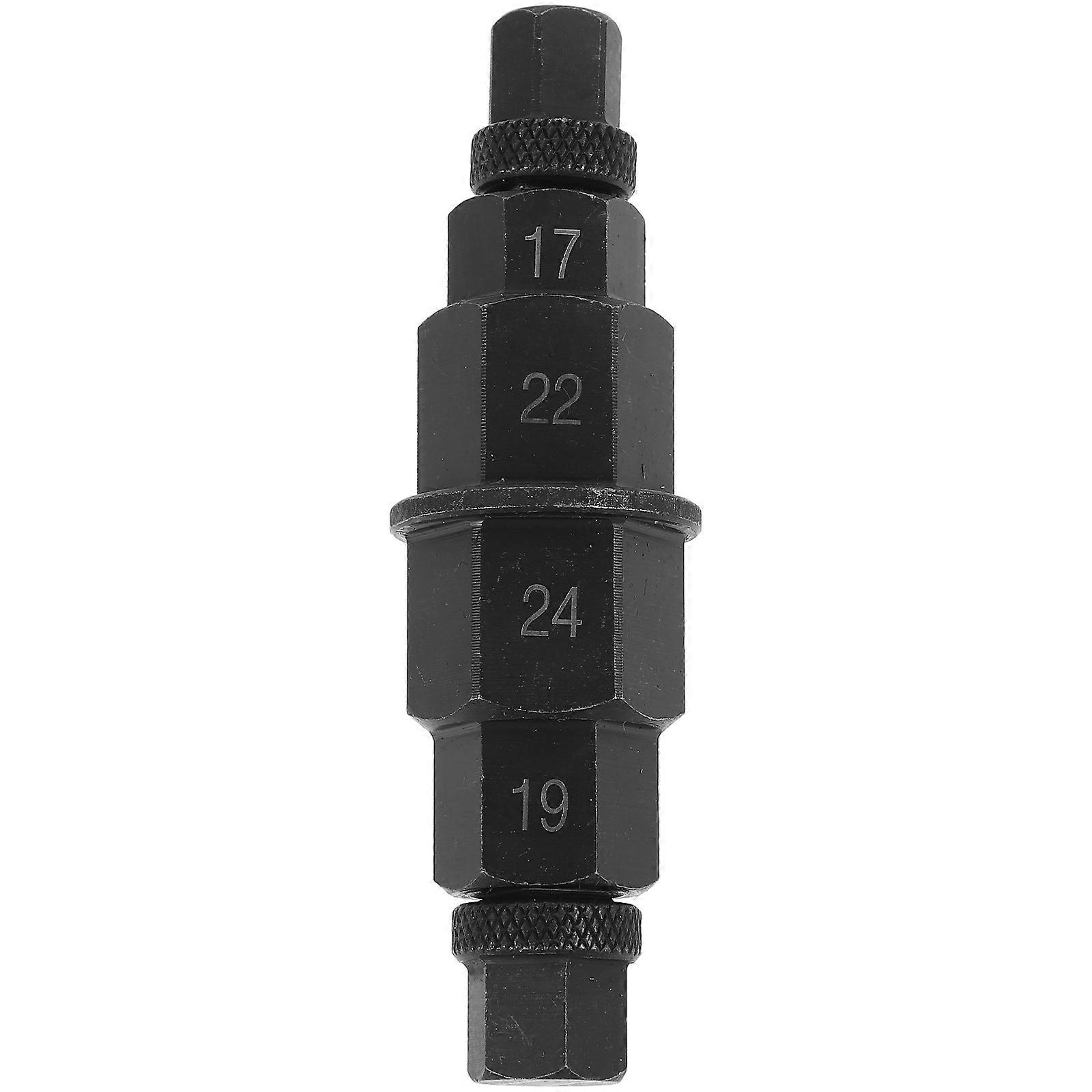 Motorcycle Front Axle Tool Socket Adapter For Tire Disassembly Carbon Steel 1Set