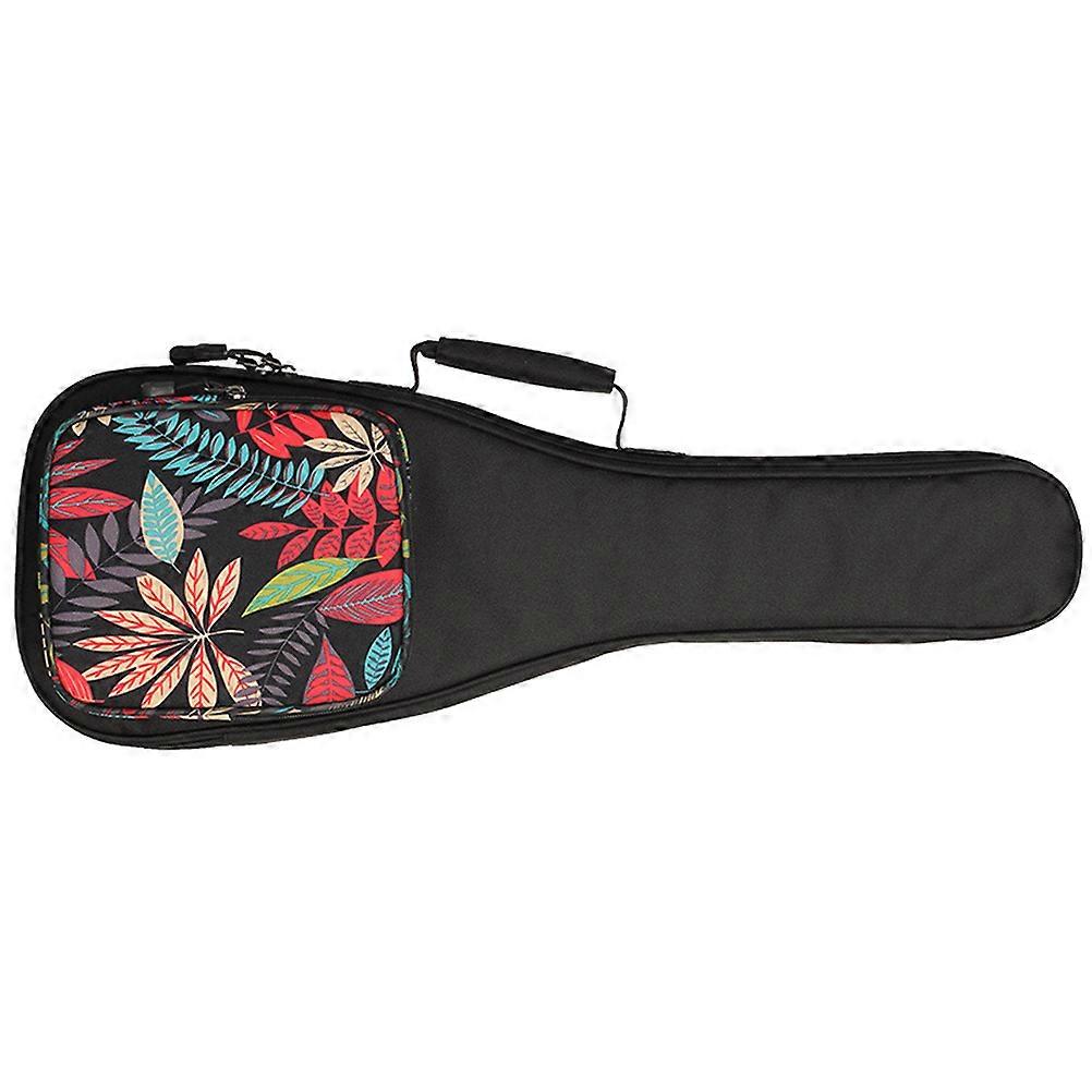 Lightweight Padded Ukulele Bag with Double Shoulder Straps, Large Front Pocket for Accessories and Music, Comfortable Carry for Adults and Beginners