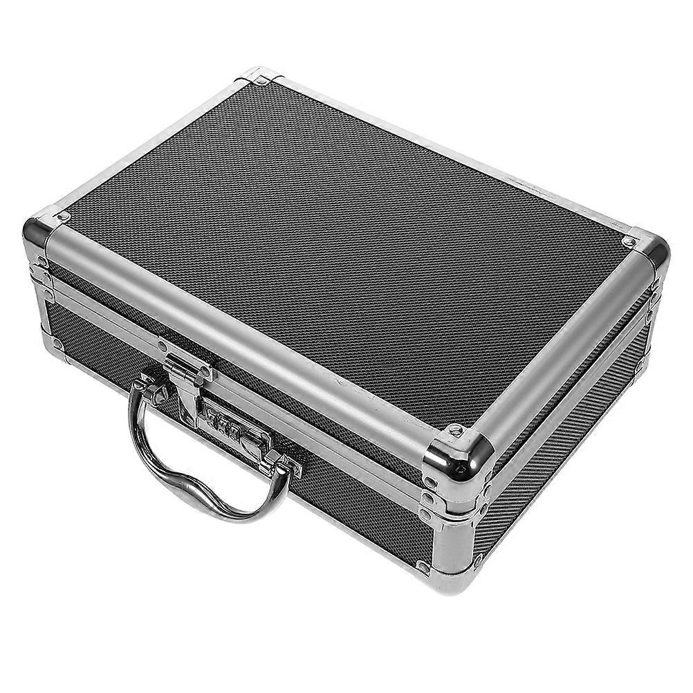 Multifunctional Aluminum Briefcase Toolbox for Storage Use with Lock