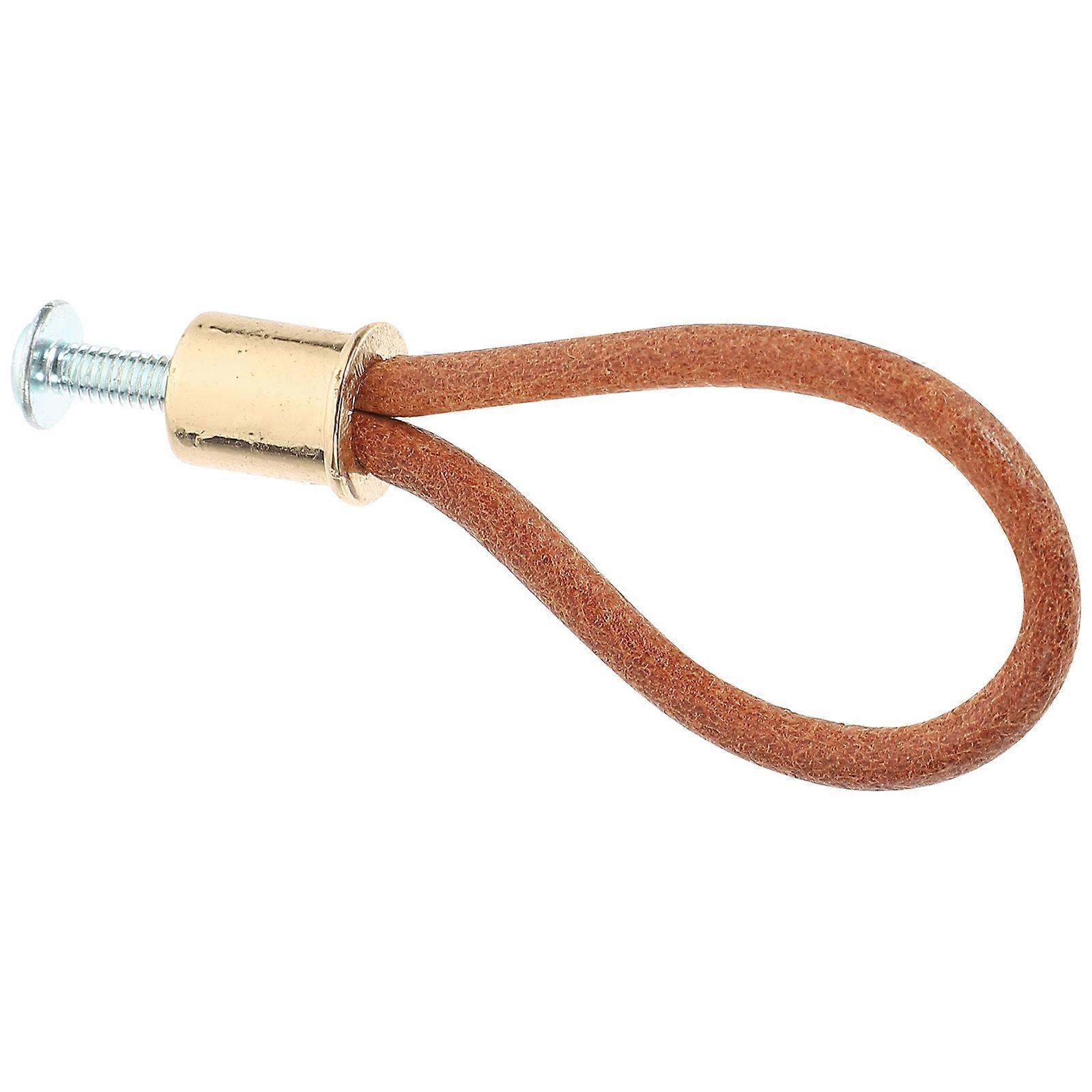 درج فريد يسحب خزانة ملابس جلدية تسحب خزائن غرفة نوم عتيقة 2.6×0.6×0.5 بوصة 1 عبوة