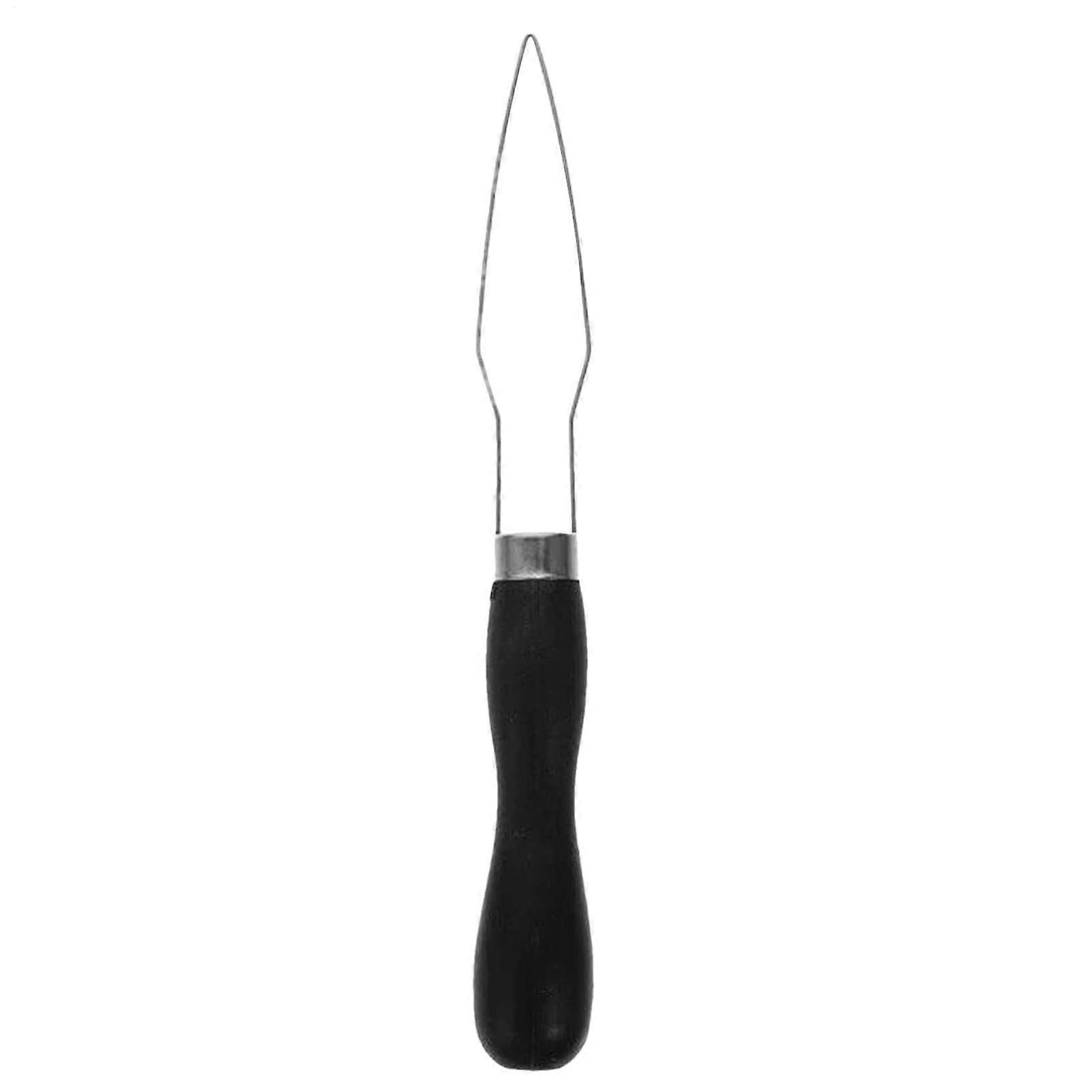 Helper 17.5 cm button hook Buttoning aid Tool for jeans, Black handle