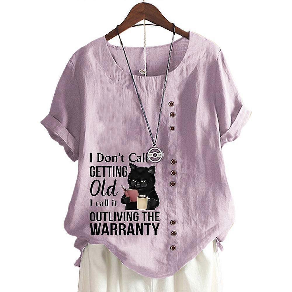 Trendy Round Neck Short Sleeve T-Shirt for Women with Stylish Print Patterns
