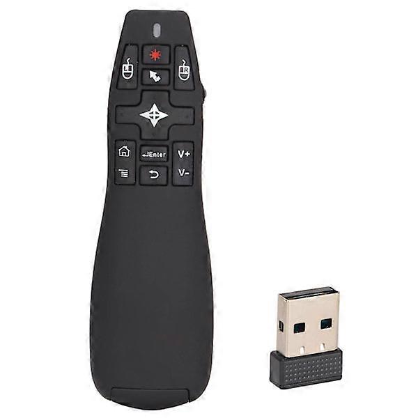 Presentation Clicker USB 2.4GHz with Air Mouse Function Smooth Operation Wireless Presenter Remote Control for Meeting