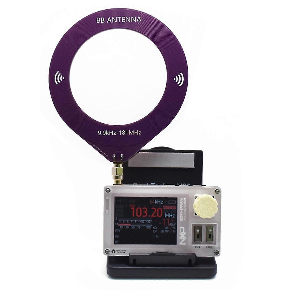 TEF6686 Radio 2.0 Inch IPS Screen ESP32 Full Band Radio FM/LW/MW/SW Shortwave Radio Receiver A
