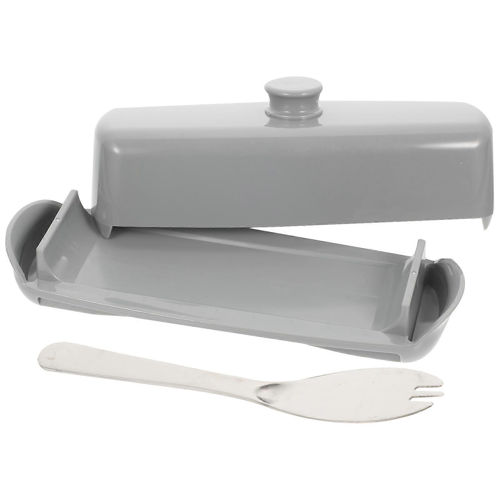 Reusable Butter Box Made of High Grade for Kitchen Storage Grey Color Fits Most Kitchens
