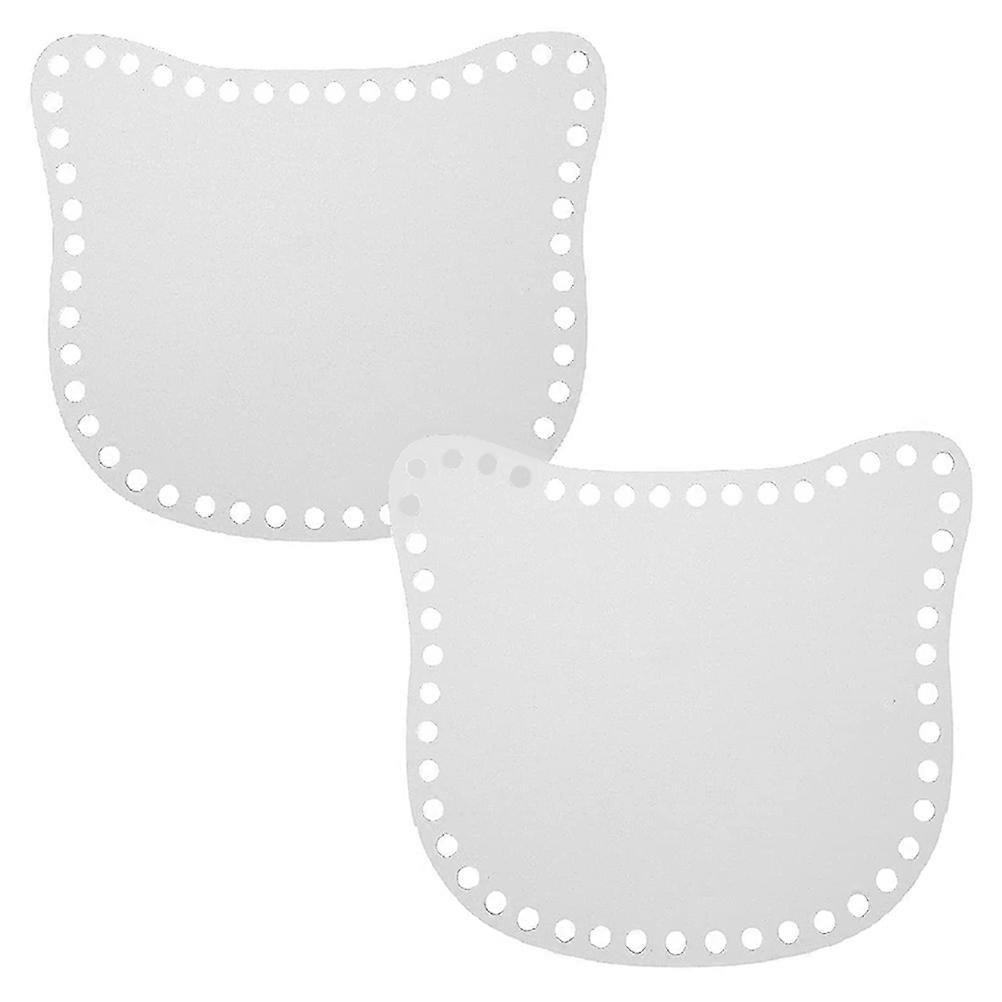 DIY Acrylic for Crafts with Transparent Material and Smooth Surface 2 Pieces Cat Shaped