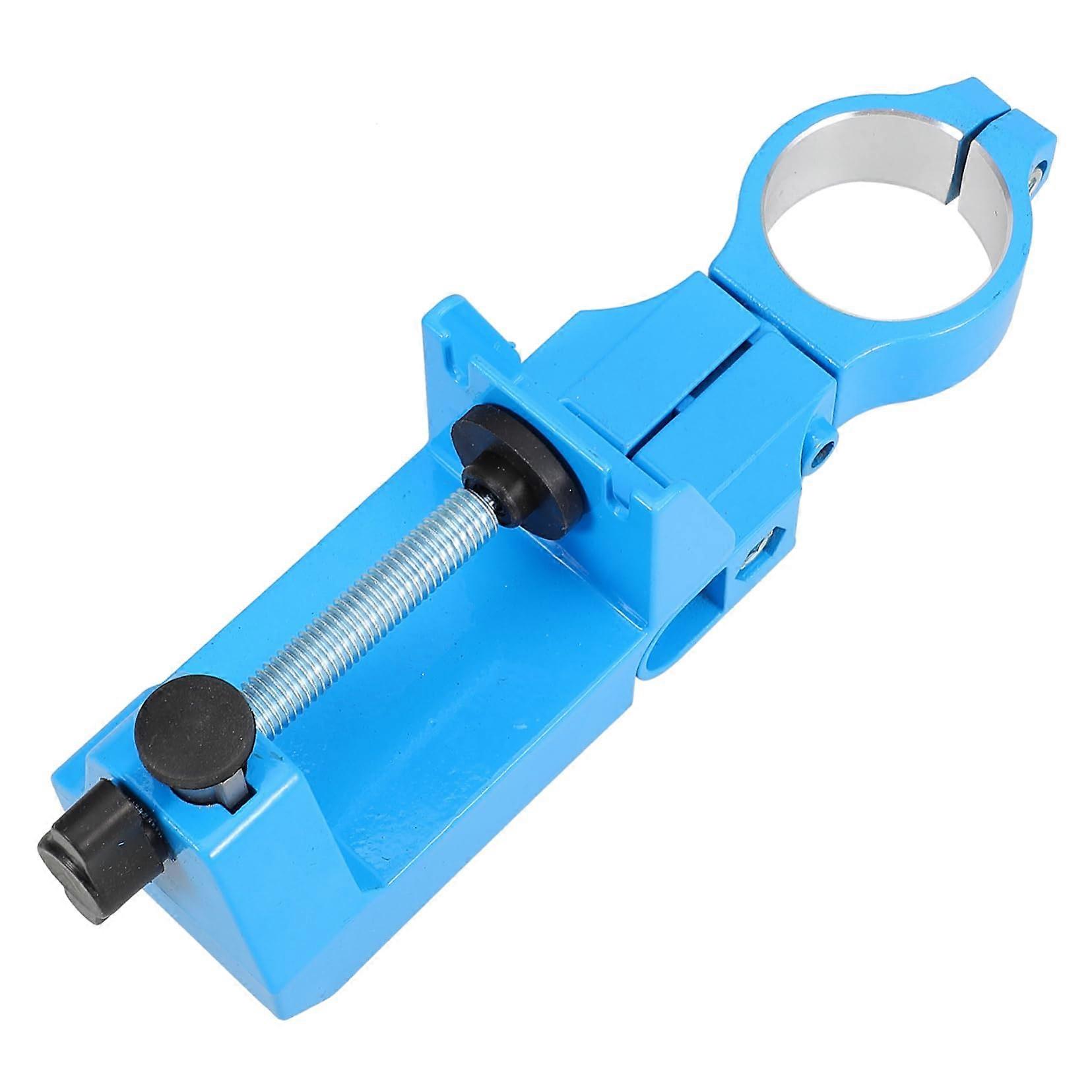 Drill Vice for Power Tools, Adjustable Holder with Sturdy Clamp for Flexible Drilling