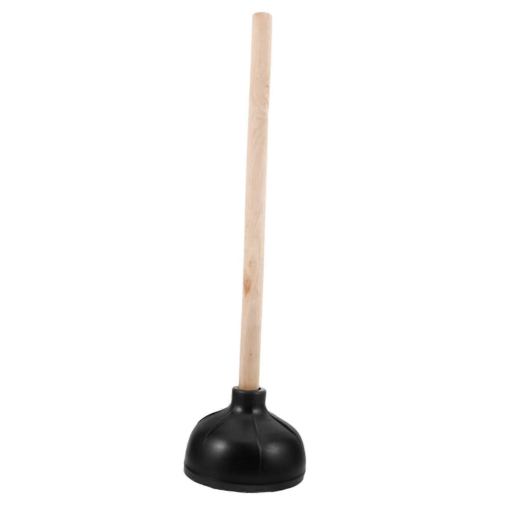 Toilet Plunger Natural Material High-Performance Suction Cup, Durable Bathroom Clog Remover, Easy Clean Design