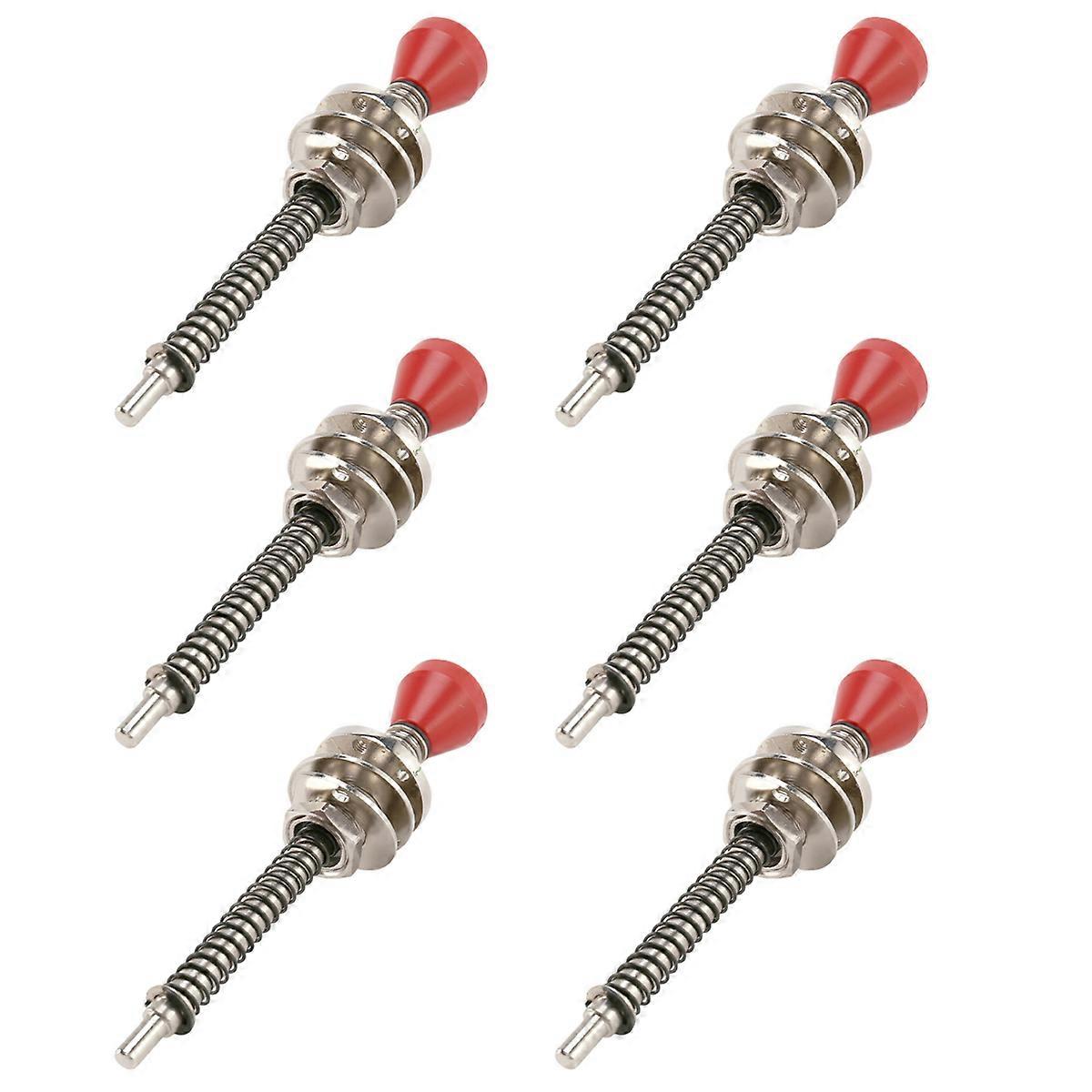 6X Loaded Spring Rod,Ball for Pinball Machine Parts,Game Machine Accessory for Football Babies Other