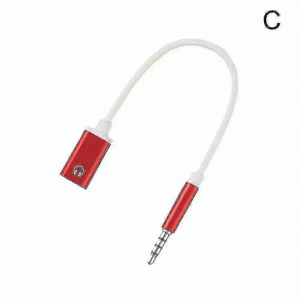 3.5mm to Type-C Headphone Adapter Flat Round Analog Connection for Devices